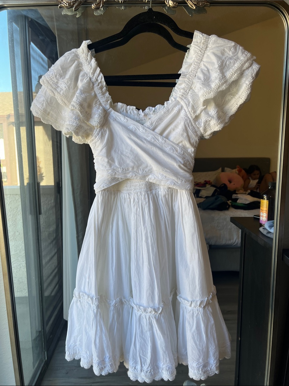 White cleobella dress